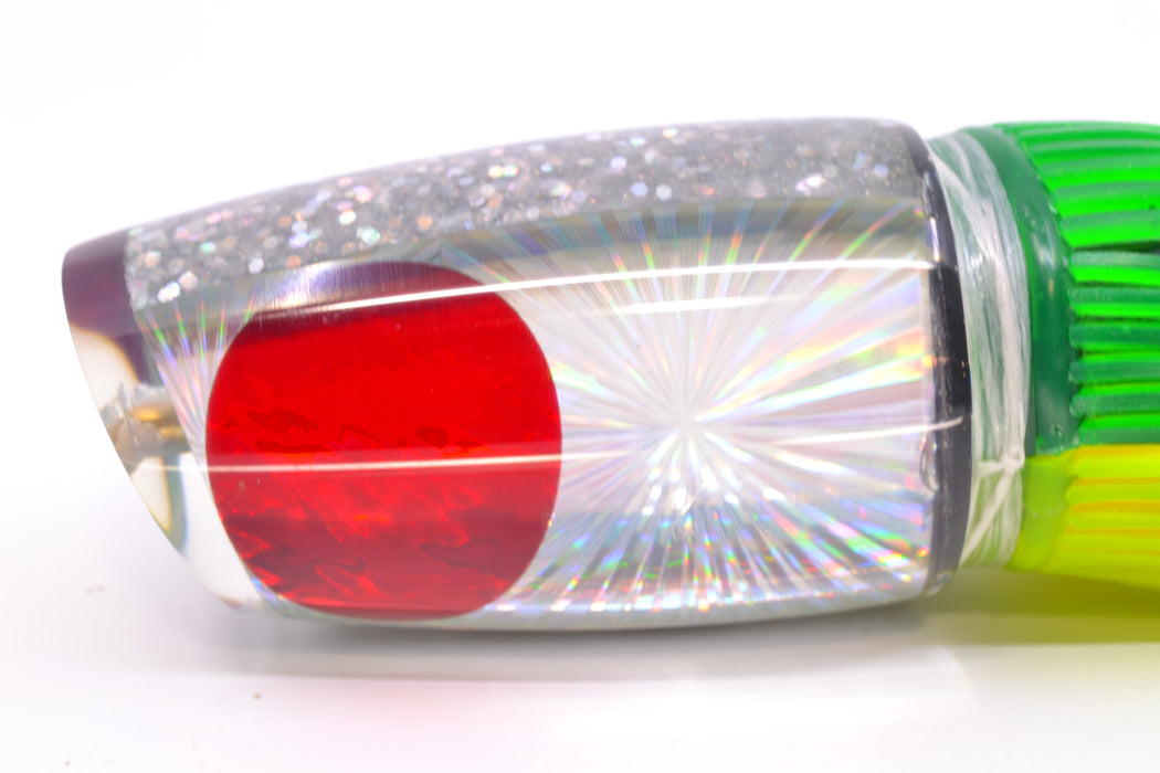 Koya/Grander Marlin Tackle Collab Silver Starburst Large Poi Dog + D-Flap Teaser Combo