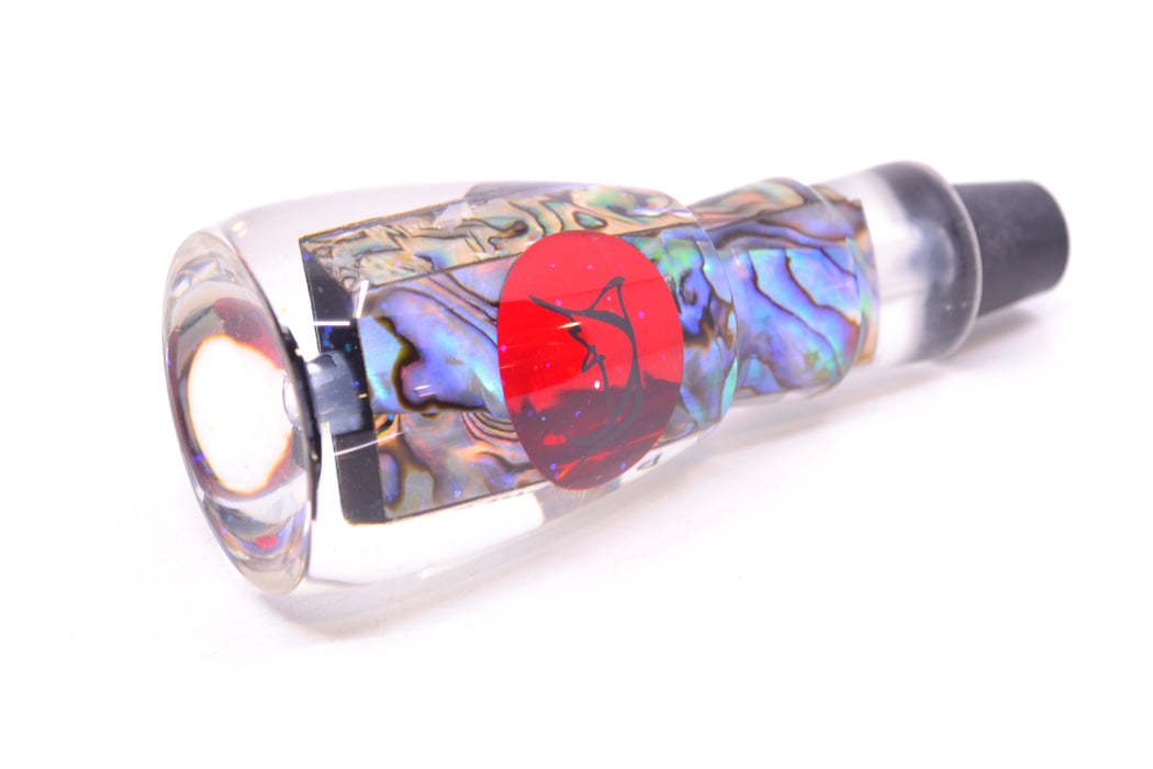 Bonze Lures Paua Shell Red Eyes D Shackle 9" 1.7oz