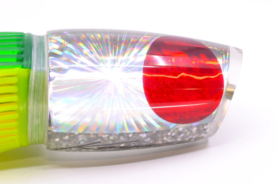 Koya/Grander Marlin Tackle Collab Silver Starburst Large Poi Dog + D-Flap Teaser Combo