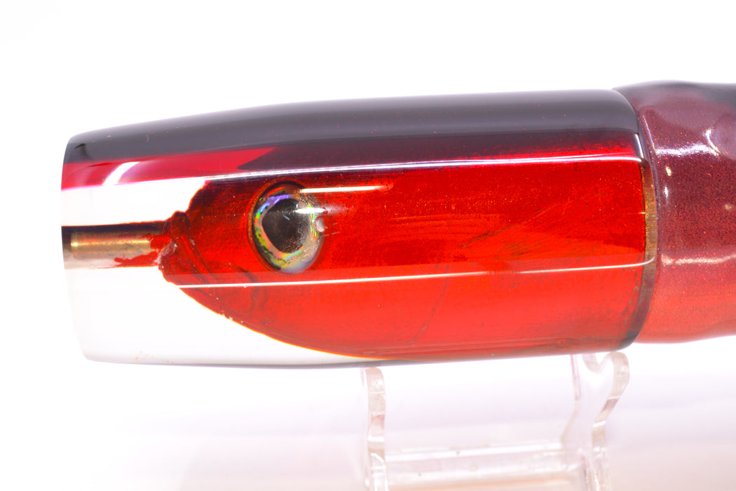 Ali'i Kai Lures Red Opelu Black-Red Back Large Hard Head 14" 11.2oz FT Vinyl Red Tiger GZE