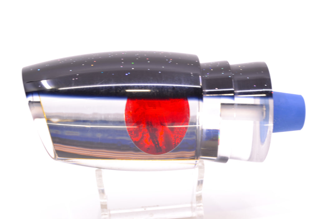 TANTRUM Lures Clear Mirrored Black Back Red Eyes XL Bandit 14" 9.7oz GZE