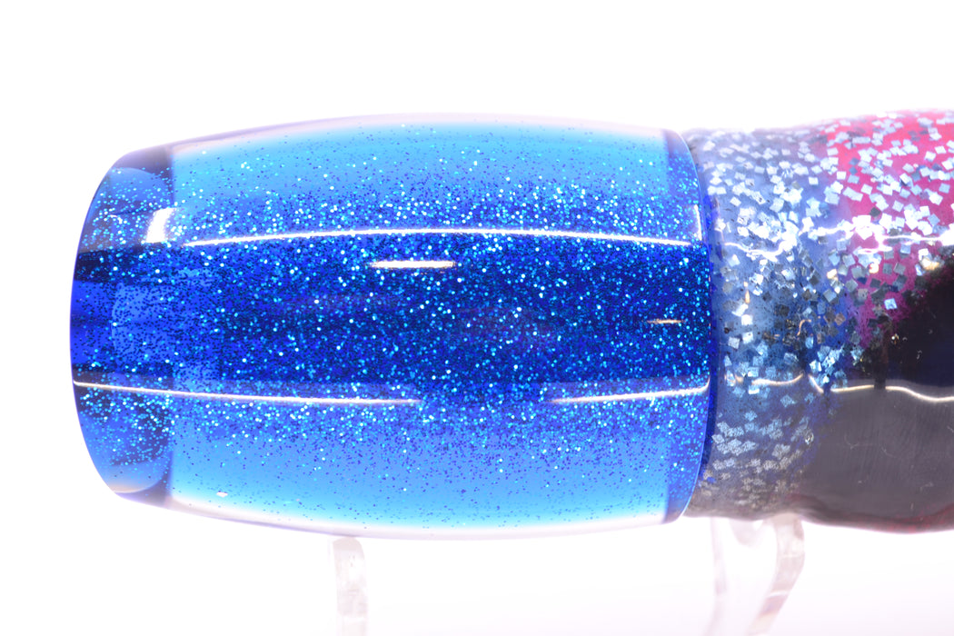 TANTRUM Lures White MOP Blue Back Red Eyes Large Bandit 12" 10oz Skirted Evil GZE