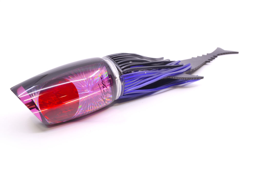 Koya/Grander Marlin Tackle Collab Purple Starburst Large Poi Dog + D-Flap Teaser Combo