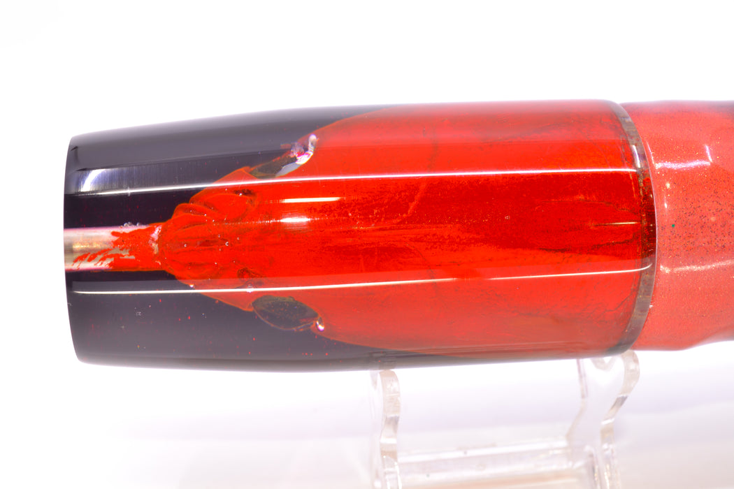 Ali'i Kai Lures Red Opelu Black-Red Back Large Hard Head 14" 11.2oz FT Vinyl Red Tiger GZE
