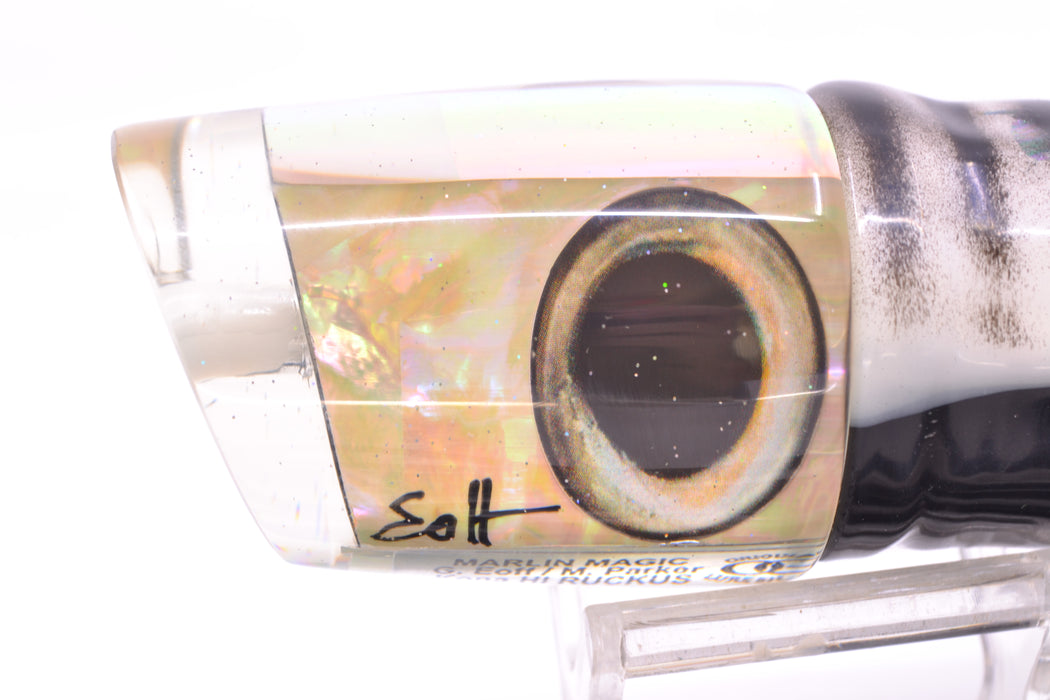 Marlin Magic White Awabi Taxi Eyes Ruckus 12" 11oz Skirted White Aurora-Black
