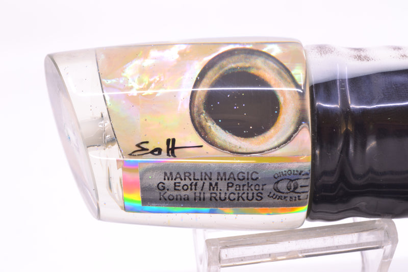 Marlin Magic White Awabi Taxi Eyes Ruckus 12" 11oz Skirted White Aurora-Black