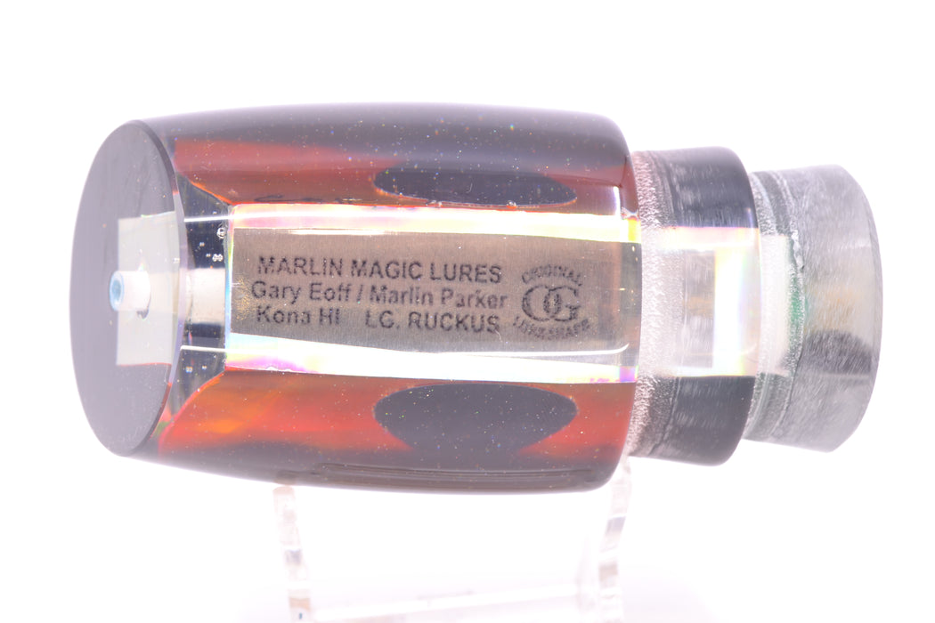 Marlin Magic Orange MOP Black Back Red Eyes Large Ruckus 14" 8.6oz