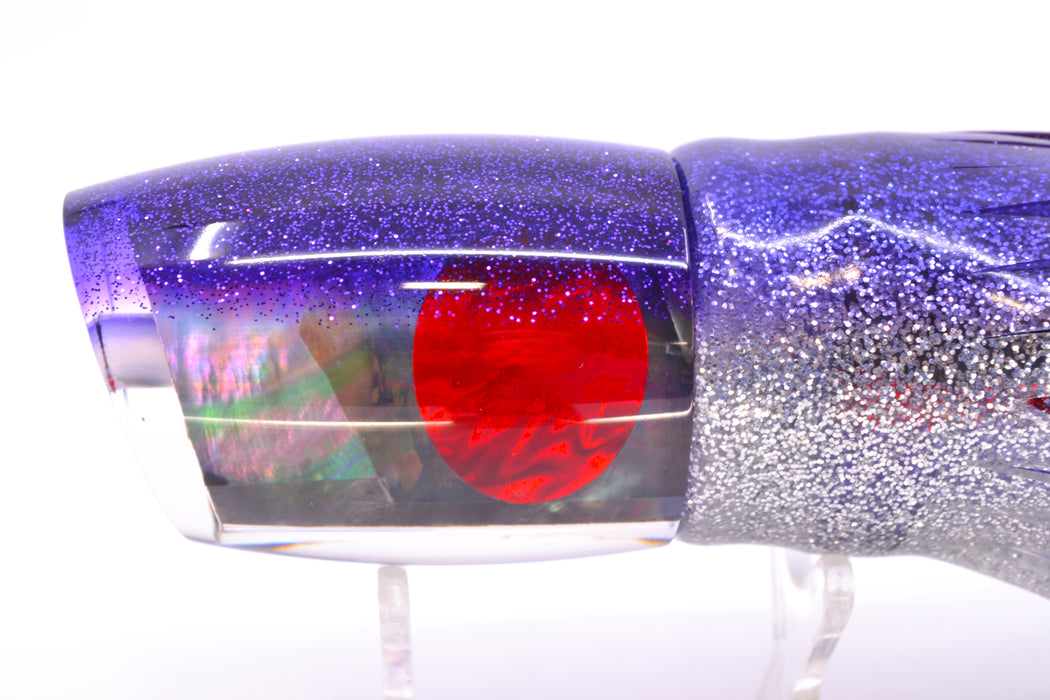 TANTRUM Lures Tahitian MOP Purple Back Large Bandit 12" 10oz Skirted Purple-Silver GZE