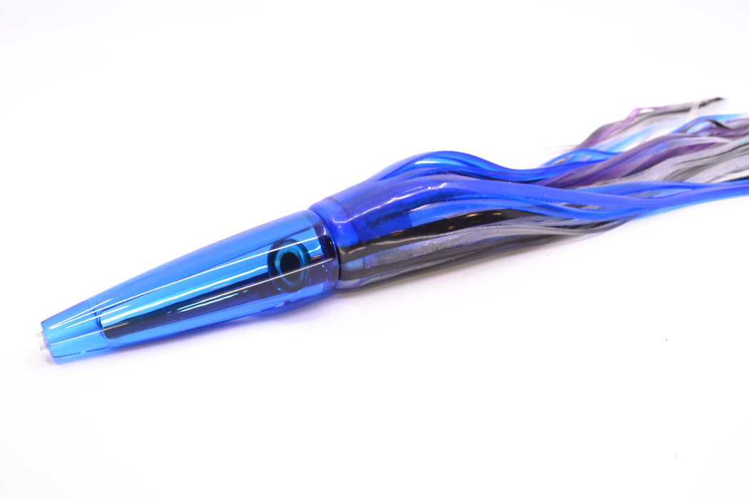 Moyes Lures Blue Mirrored Taxi Eyes Ono Rocket 9" 8oz Skirted Skipjack GZE