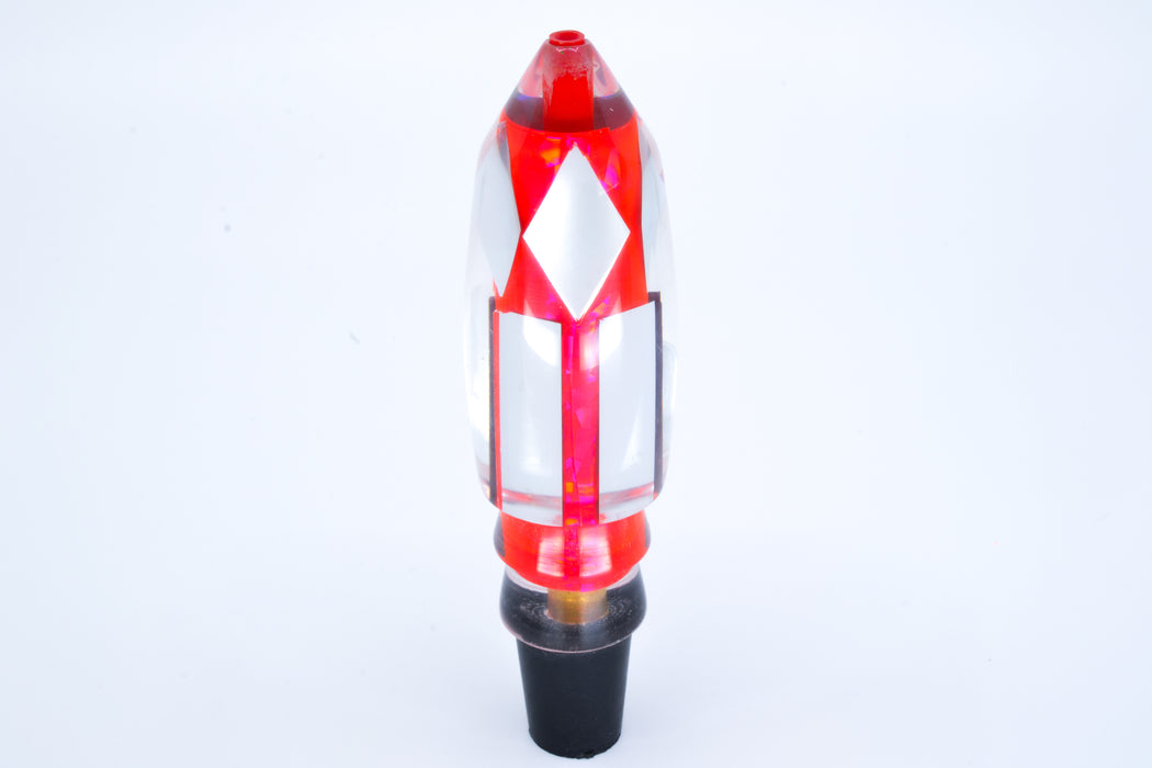 Aloha Lures Clear Mirrored Pink Rainbow Deep Six 9" 4.7oz