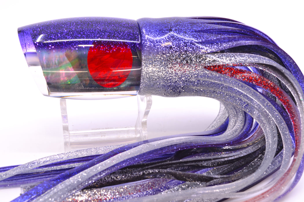 TANTRUM Lures Tahitian MOP Purple Back Large Bandit 12" 10oz Skirted Purple-Silver GZE