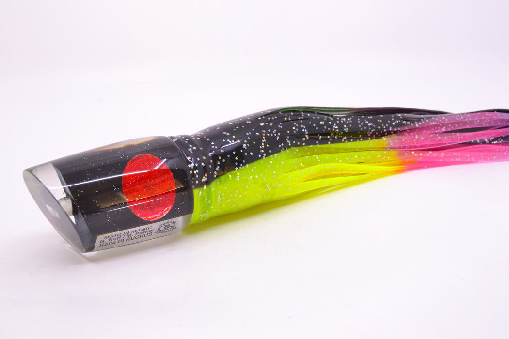Marlin Magic Black Pearl Red Eyes Ruckus 12" 11oz Skirted Magic Johnson