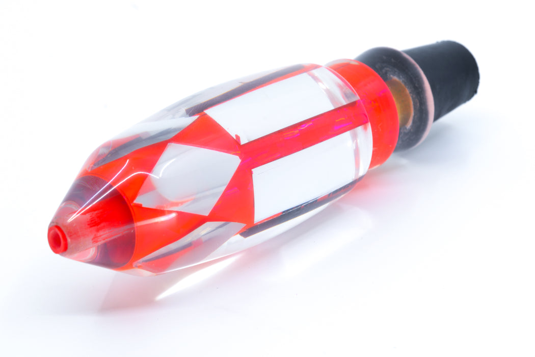 Aloha Lures Clear Mirrored Pink Rainbow Deep Six 9" 4.7oz