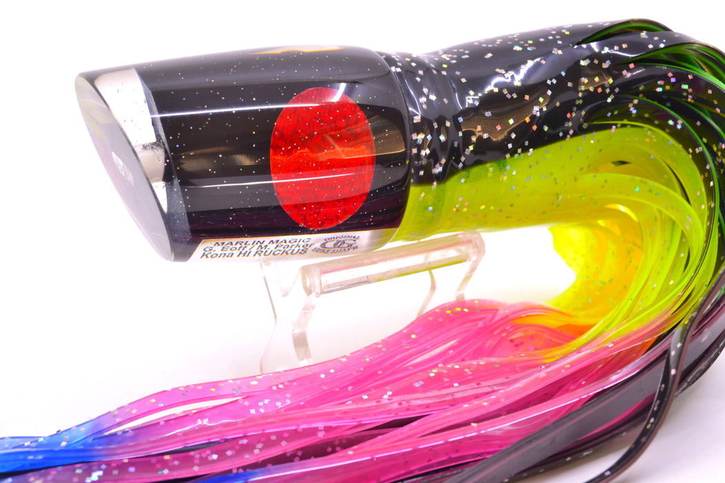 Marlin Magic Black Pearl Red Eyes Ruckus 12" 11oz Skirted Magic Johnson
