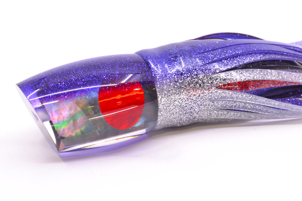 TANTRUM Lures Tahitian MOP Purple Back Large Bandit 12" 10oz Skirted Purple-Silver GZE