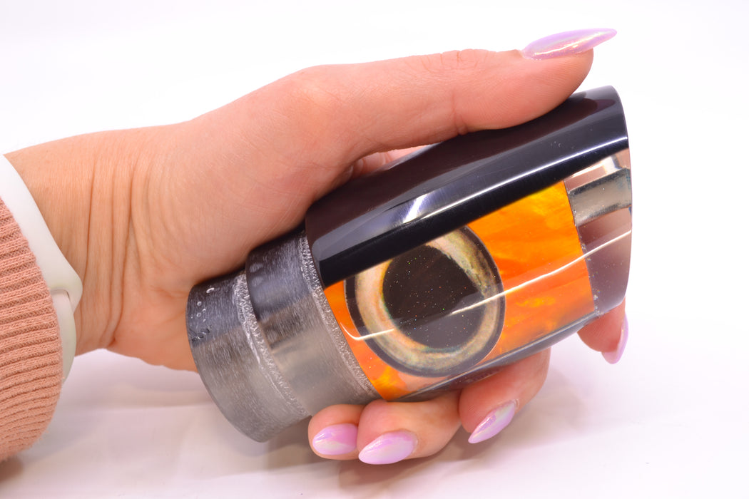 Marlin Magic Orange MOP Black Back Taxi Eyes Large Ruckus 14" 8.6oz