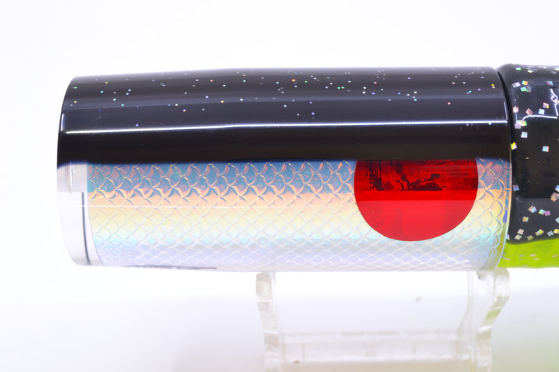 TANTRUM Lures Ice Rainbow Scale Black Back Large AMN 12" 7.5oz Skirted Magic Johnson
