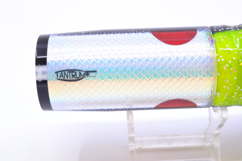 TANTRUM Lures Ice Rainbow Scale Black Back Large AMN 12" 7.5oz Skirted Magic Johnson