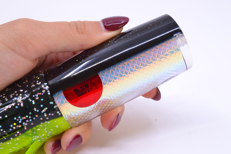 TANTRUM Lures Ice Rainbow Scale Black Back Large AMN 12" 7.5oz Skirted Magic Johnson