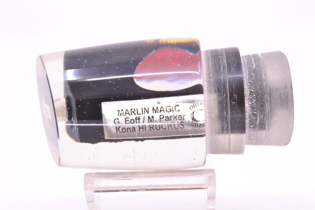 Marlin Magic Lures Black Pearl Red Eyes Ruckus 12" 7.2oz