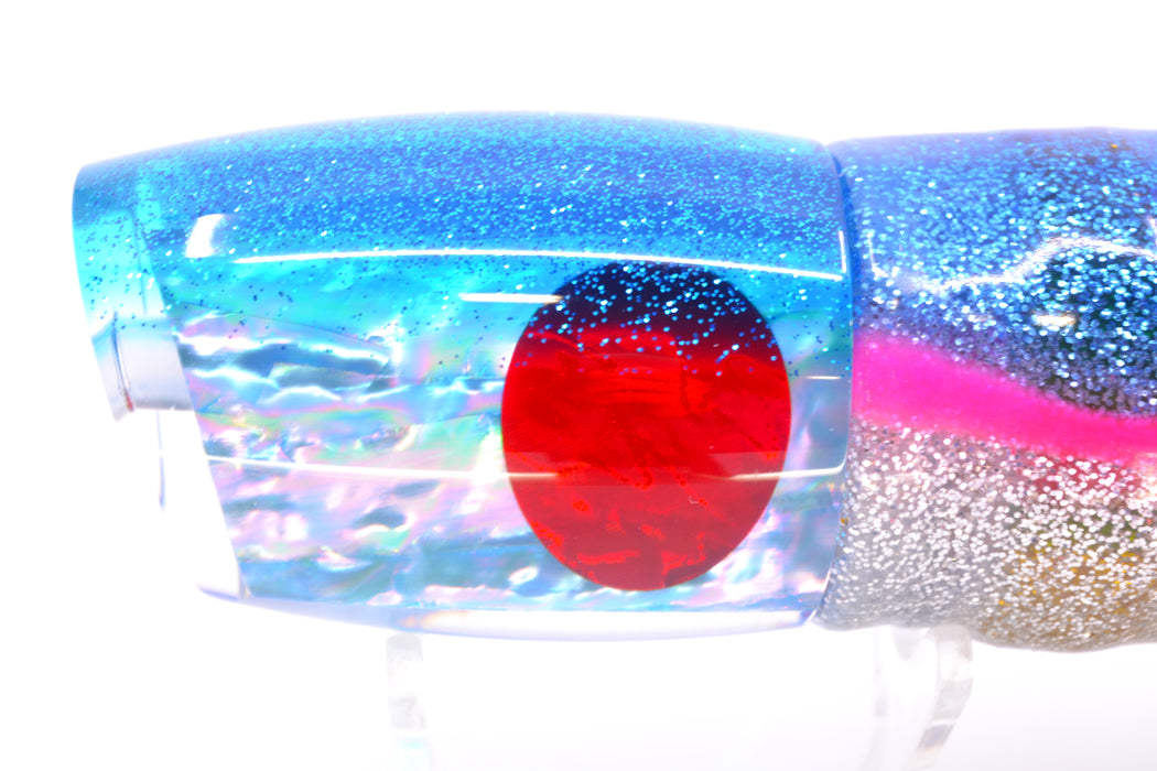 TANTRUM Lures Blue Awabi Blue Back Large Bandit 12" 10oz Skirted Blue-Pink Line-Silver GZE