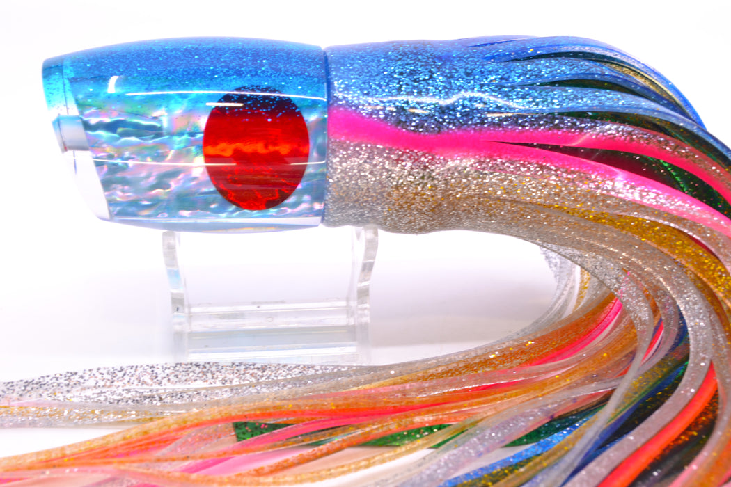 TANTRUM Lures Blue Awabi Blue Back Large Bandit 12" 10oz Skirted Blue-Pink Line-Silver GZE