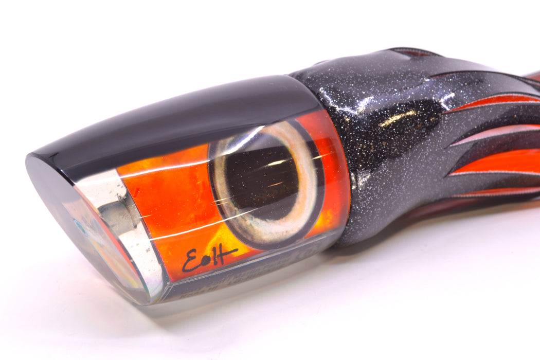 Marlin Magic Orange MOP Black Back Taxi Eyes Large Ruckus 14" 13oz Vinyl Black