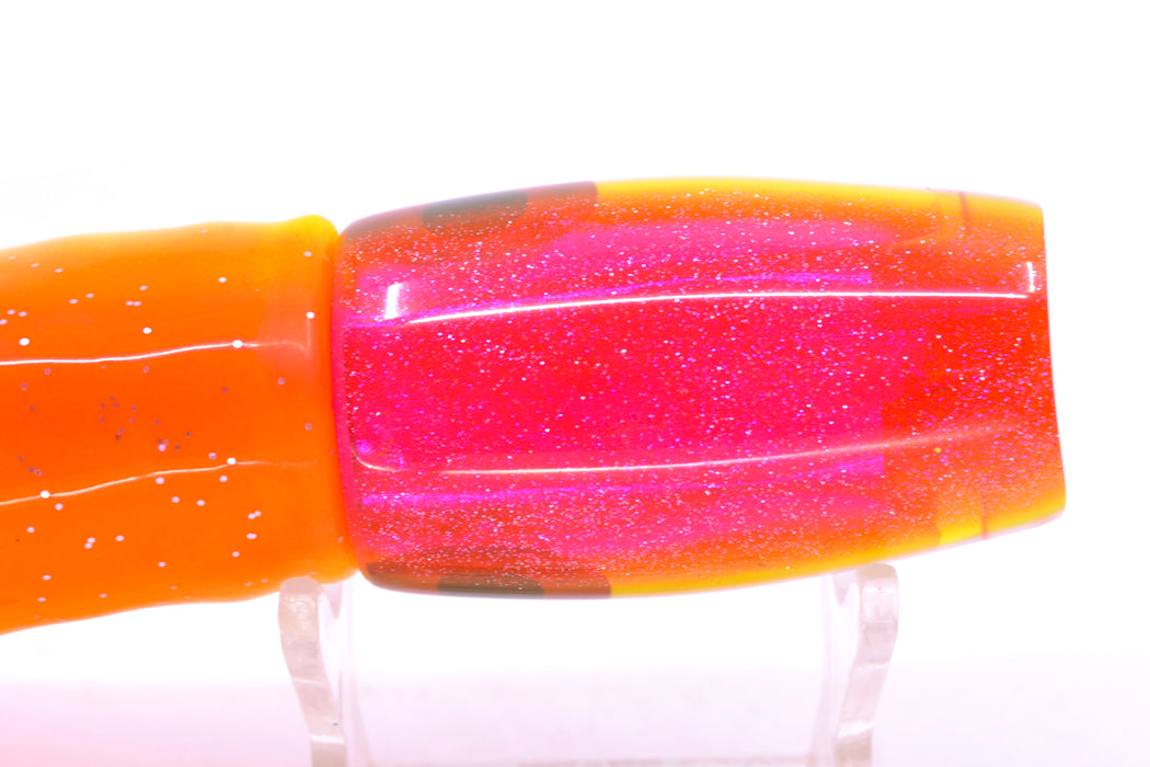 Coggin Lures White MOP Pink-Yellow Back 4-Hole Kilauea Tado Scoop 9" 6oz Skirted