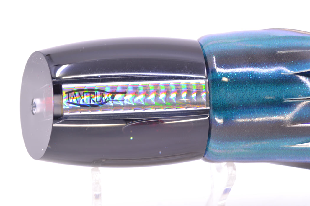 TANTRUM Lures Clear Mirrored Black Back Red Eyes Large Bandit 12" 7.8oz FT Vinyl Skipjack GZE