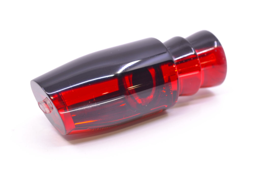 Moyes Lures Red Mirrored Black Back Taxi Eyes Small Plunger 9" 3oz