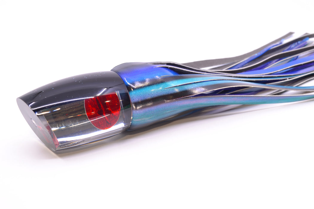 TANTRUM Lures Clear Mirrored Black Back Red Eyes Large Bandit 12" 7.8oz FT Vinyl Skipjack GZE