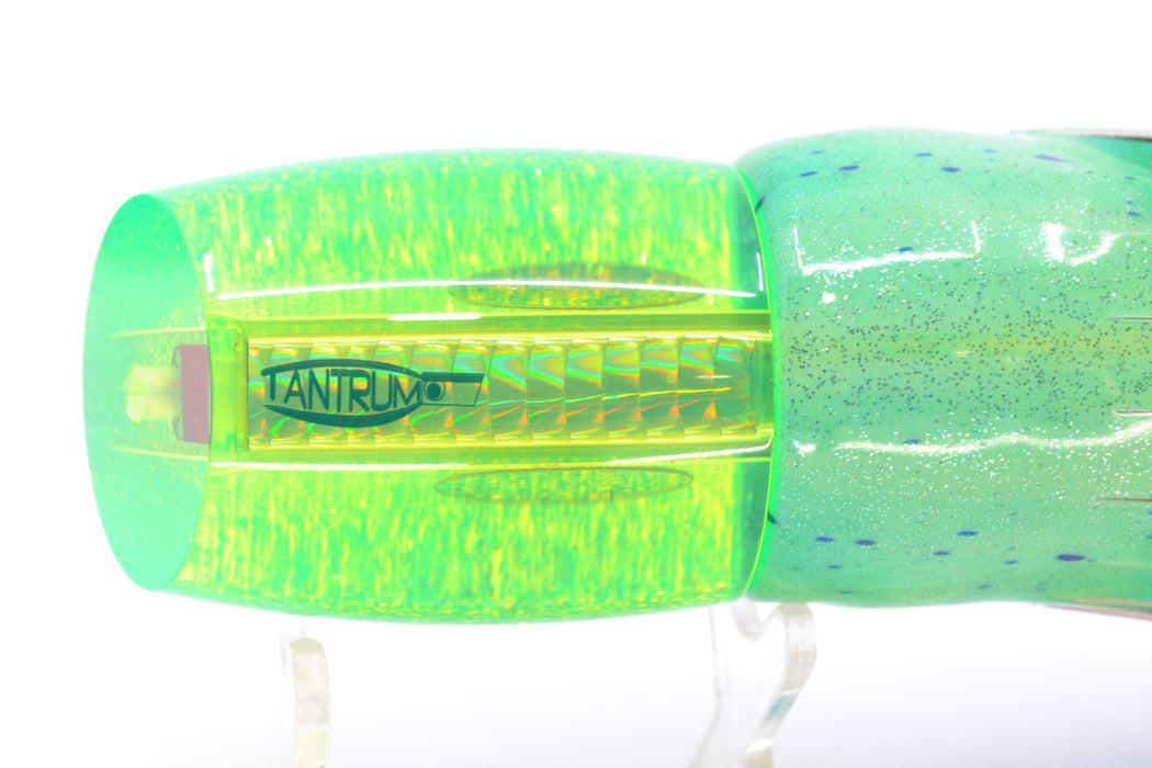 TANTRUM Lures Chartreuse Rainbow Scale Ice Blue Back Large Bandit 12" 7.8oz FT Vinyl GZE