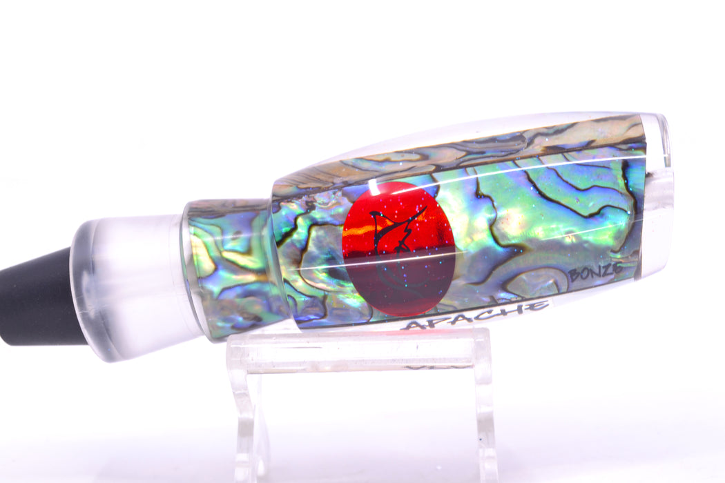 Bonze Lures Paua Shell Red Eyes Apache 9" 3oz