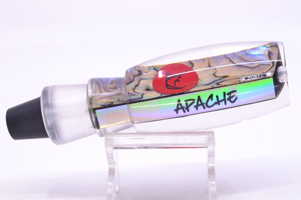 Bonze Lures Paua Shell Red Eyes Apache 9" 3oz