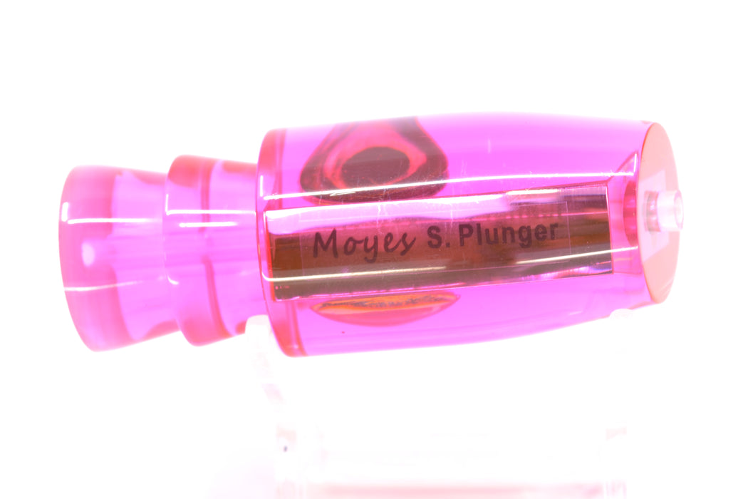 Moyes Lures Pink Mirrored Taxi Eyes Small Plunger 9" 3oz