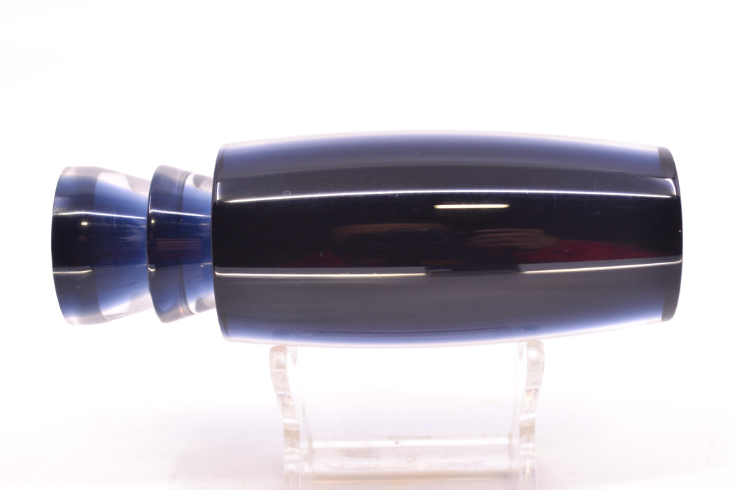 Moyes Lures Clear Mirrored Black Back Red Eyes Large Shotgun 12" 4.7oz