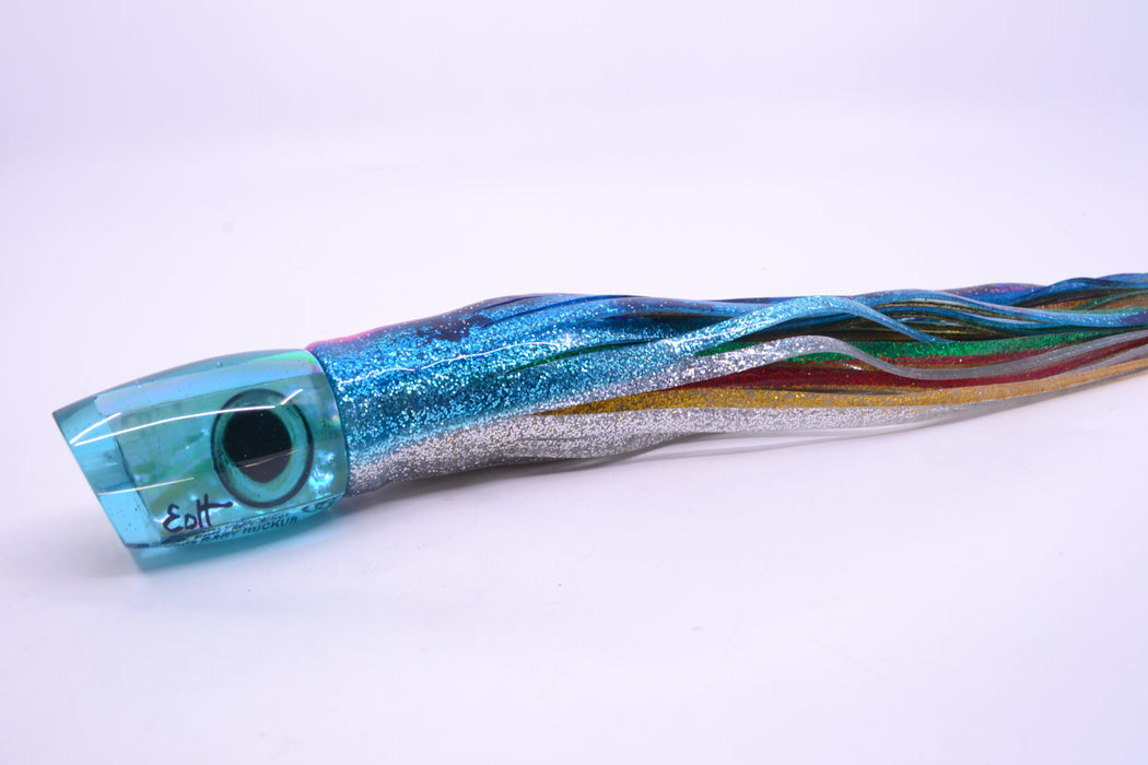 Marlin Magic Ice Blue Awabi Baby Ruckus 10" 6.5oz Skirted Blue-Silver/Green-Gold