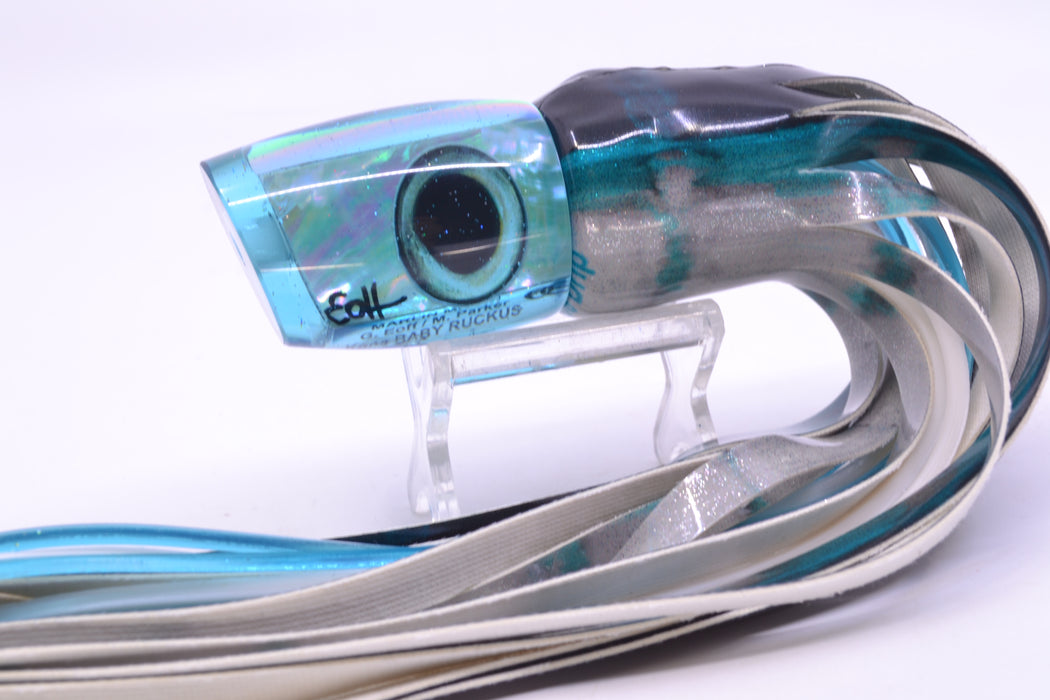 Marlin Magic Ice Blue Awabi Taxi Eyes Baby Ruckus 10" 6.3oz FT Vinyl Blue Drip