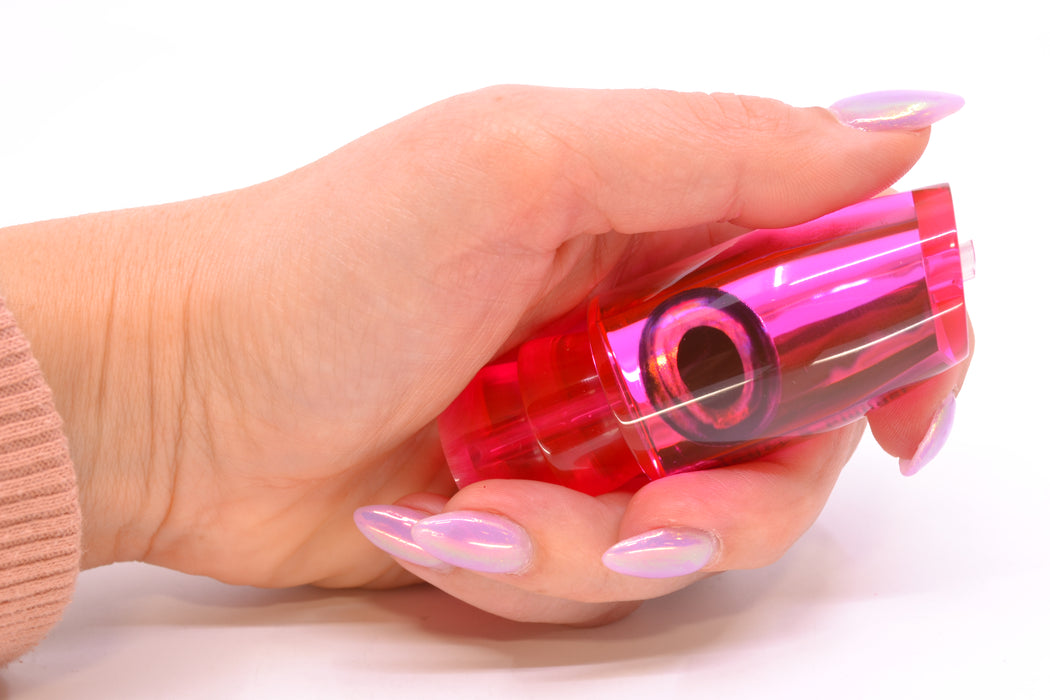Moyes Lures Pink Mirrored Taxi Eyes Small Plunger 9" 3oz