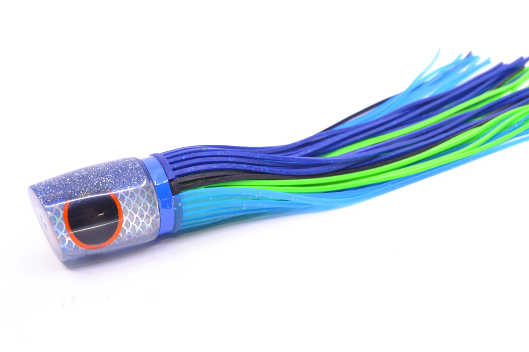 Amaral Lures Silver Pearl Rainbow Scale Blue Back Krait 10" 3.5oz