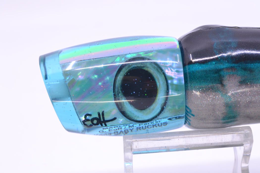 Marlin Magic Ice Blue Awabi Taxi Eyes Baby Ruckus 10" 6.3oz FT Vinyl Blue Drip
