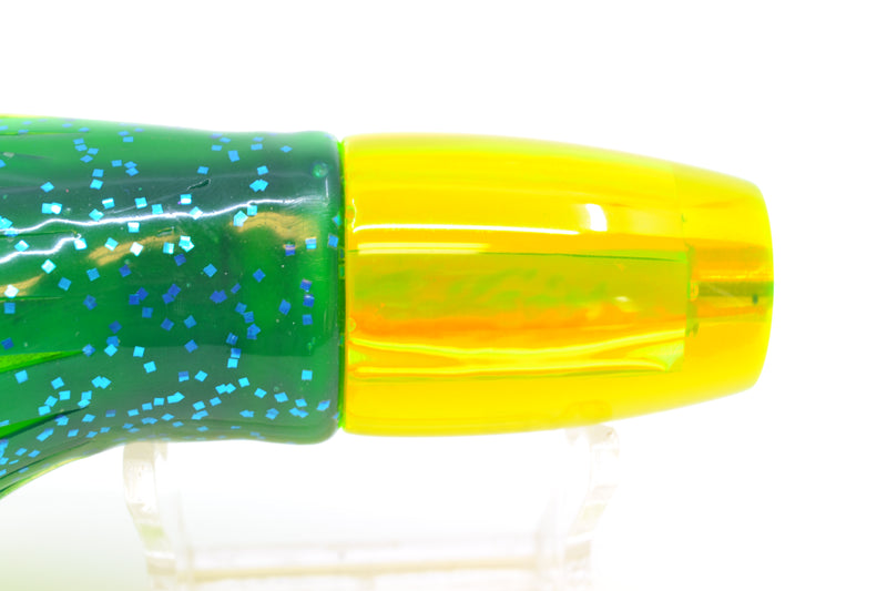 Koya Lures Chartreuse Rainbow JP 511 9" 4oz Skirted Mahi