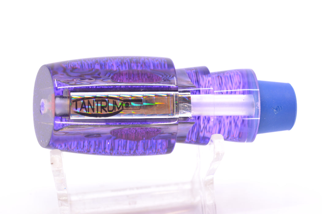 TANTRUM Lures Paua Shell Purple Back Red Eyes Small Bandit 7" 1.5oz
