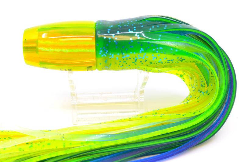 Koya Lures Chartreuse Rainbow JP 511 9" 4oz Skirted Mahi