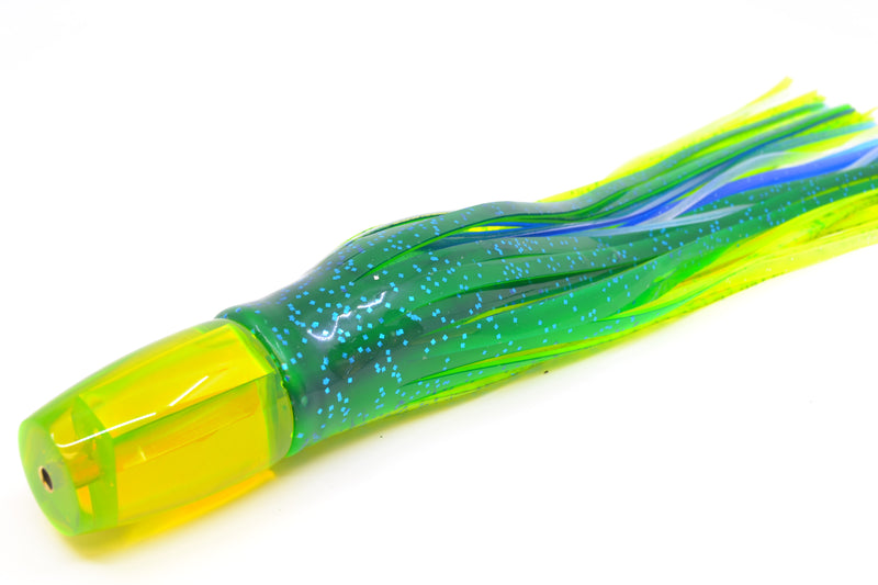 Koya Lures Chartreuse Rainbow JP 511 9" 4oz Skirted Mahi