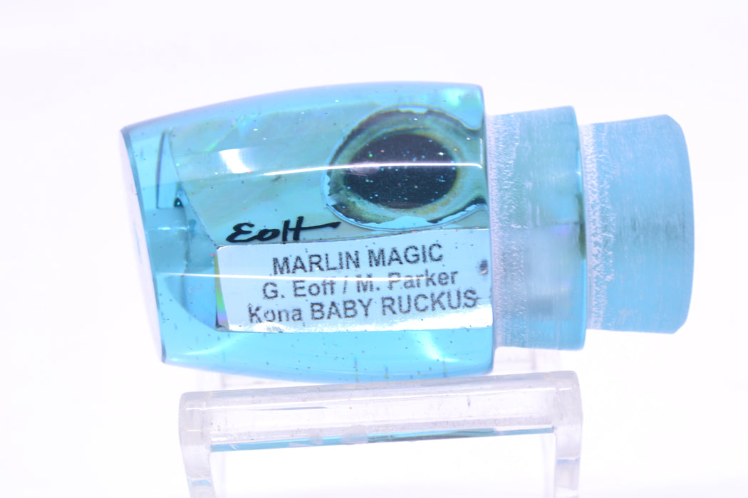 Marlin Magic Lures Ice Blue Awabi Taxi Eyes Baby Ruckus 10" 4oz