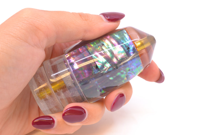 Koya Lures Blue-Purple Abalone Bullet 9"+ 6.3oz