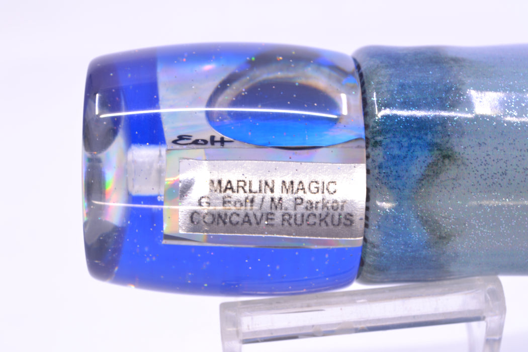 Marlin Magic White Awabi Blue Back Concave Ruckus 12" 6.8oz FT Vinyl Aku Revisited
