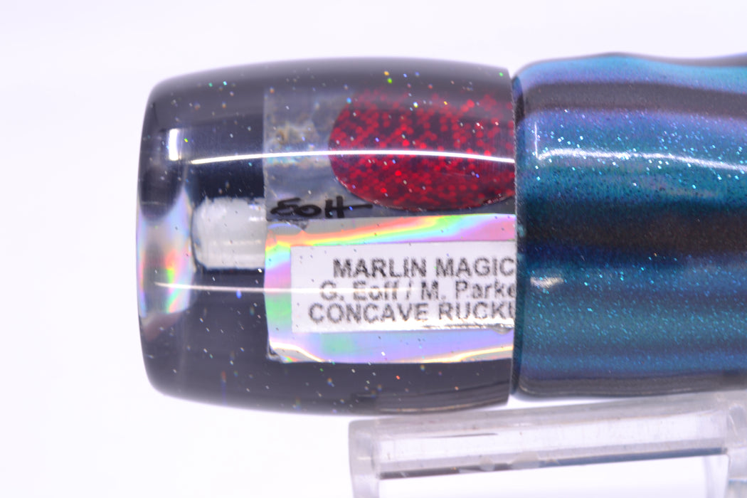 Marlin Magic Blue-Purple Abalone Black Back Concave Ruckus 12" 6.8oz FT Vinyl Skipjack