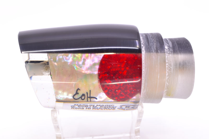 Marlin Magic Lures White Awabi Black Back Red Eyes Ruckus 12" 7.2oz